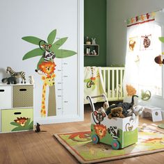 Adorable Jungle Nursery I Love This Idea Good For Either A Boy Or Vertbaudet Hide Seek Jungle Theme