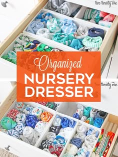 14 Top Nursery Dresser Organization Images Baby Shower Parties