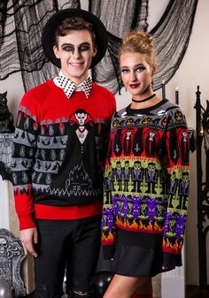 Unisex Ladies Mens Halloween Special Flying Wizard Knitted Sweater Jumper UK TOP
