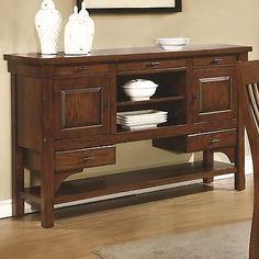 Sideboards And Buffets 183322 Coaster 106485 Abrams Truffle Finish Server With 5 Drawers And 2 Sideboards And Buffets 183322 Coaster 106485 Abrams Truffle Finish Server With 5 Drawers And 2