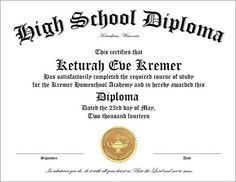 free printable high school diploma template and detailed high school graduation certificate