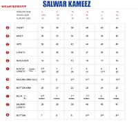 women s salwar kameez amp punjabi suit size chart how to pakistani salwar kameez size chart