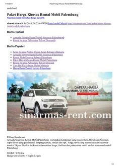 15 Best Sewa Mobil Palembang Murah Images Palembang Perfect