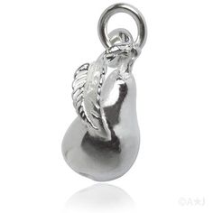 JewelsObsession Sterling Silver 24mm 3-D Grapes Charm w//Lobster Clasp