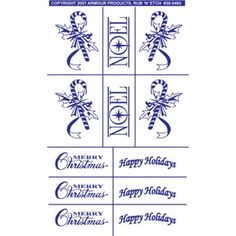Armour Products Rub /'n/' Etch Glass Etching Stencil Set ~ Wolf Wolves 4 Pack