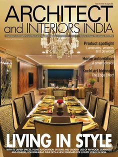 16 Best Architect And Interiors India Magazine Images