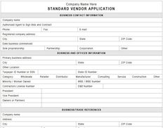 craft show application template