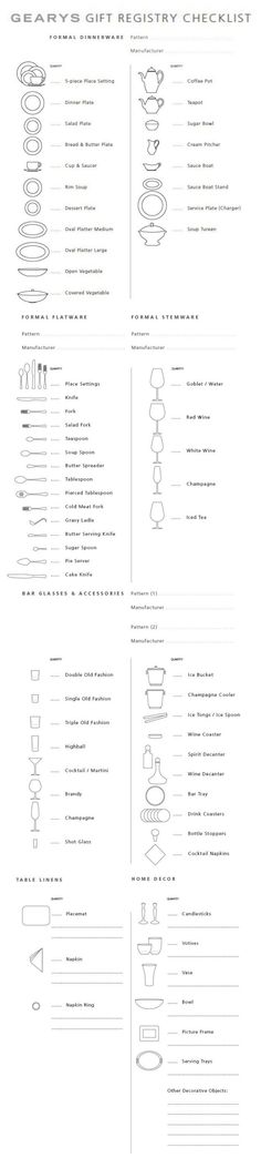 Letu0027s go beyond the basics! This wedding registry checklist from - new blueprint registry how it works Letu0027s go beyond the basics! This wedding registry checklist from - new blueprint registry how it works