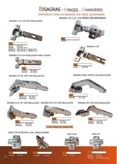 Catálogo de bisagras de cazoleta para puertas, armarios, muebles de ... Catálogo de bisagras de cazoleta para puertas, armarios, muebles de ...