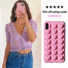 Cute Lemons iPhone Case with Optional Pop Up Stand Add On