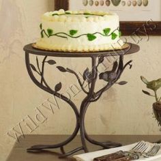 COTTAGE CHIC Bird PEDESTAL CAKE STAND Sparrow Metal NEW COTTAGE CHIC Bird PEDESTAL CAKE STAND Sparrow Metal NEW