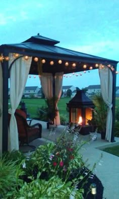 love the gravel patio the metal gazebo the lights pergolas gazebos pinterest gravel patio and patios - Patio Gazebo Ideas love the gravel patio the metal gazebo the lights pergolas gazebos pinterest gravel patio and patios - Patio Gazebo Ideas
