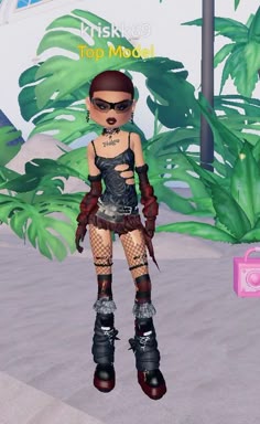 Dress to impress fit Theme-Punk, Rockstar *Not my idea* | Punk dress