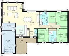 plan appartement 150 m2