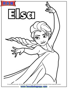 Elsa Coloring Page Free Online Printable Pages Sheets For Kids Get The Latest Images Favorite To Print