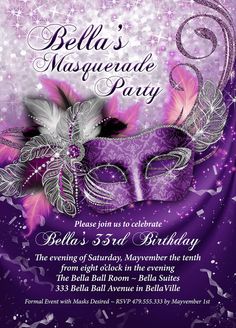 44 best masquerade invitations images on pinterest mask party