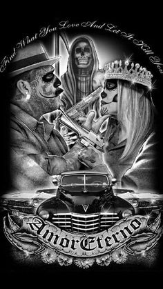 Chicano Art Tattoo Designs Gangster Clothing | chicano style