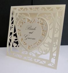 wedding die cut. 10 x gold//silver stained glass church window card toppers
