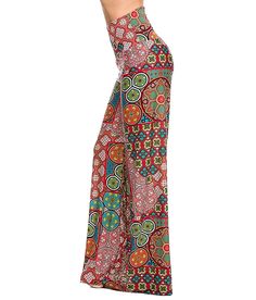 NUNU in LA Womens /& Plus Foldover Stretch Waist Bootleg Cotton Workout Yoga Pants