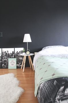slaapkamer interieur zwarte muur | Interieur inspiratie | Pinterest slaapkamer interieur zwarte muur | Interieur inspiratie | Pinterest