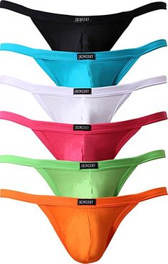YiZYiF Mens Low Rise Hollowed-Out Straps One Side Mesh Pouch Bikini Thongs Briefs