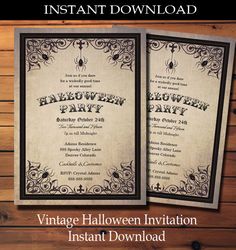 free halloween invitation printables