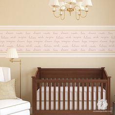 292 Best Nursery Kid S Room Stencils Images In 2018 Wall Stencil Dream On Lettering Wall Stencil