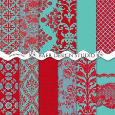 55 Best Jeep Images Red Blue Turquoise Teal Red And Turquoise Damask Burlap Lace Digital By Baerdesignstudio 5 00 Rouge