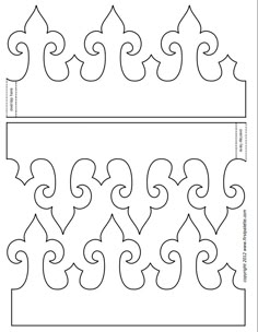 33 best crown template images crowns princess party birthday wreaths