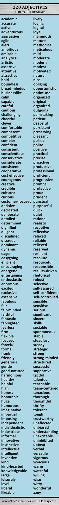 Modern Resume Template, Instant Download Resume Foundry - Your on - adjectives for resumes Modern Resume Template, Instant Download Resume Foundry - Your on - adjectives for resumes