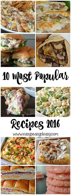 top 10 favorite recipes of 2017 for the love of food blog get the easiest and best recipes on easy peasy pleasy all in one place with the top 10 most popular recipes try these recipes for yourself