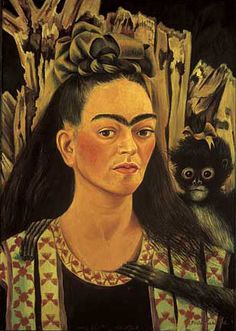 SUMPTUOUS COLOUR PHOTO PORTRAIT OF FRIDA KAHLO C.1940 A3 POSTER REPRINT