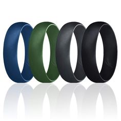 Pick your size and color FREE SHIPPING Mens /& Womens Silicone Wedding Ring Pair by Fit Ring | Protects Your Hands /& Proves Your Commitment | His 8.7mm Wide /& Hers 5.5mm Wide Black, Blue, Aqua, Gray, Green, Red, Purple, Pink, White
