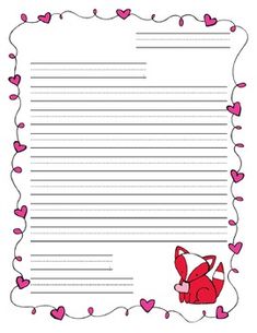 winter letter templates