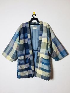 Japanese Kimono Hanten Warm Wear Winter Jacket Large size Made in JAPAN 76