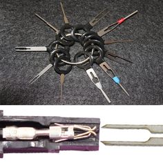 26in1 Car Terminal Removal Tool Wire Plug Connector Extractor Puller Release Pin