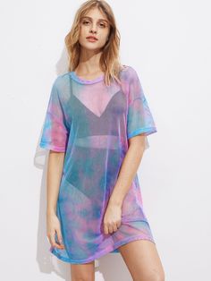 ZARA BATIK MAXIKLEID KLEID BLUMEN BATIKKLEID TIE DYE LONG DRESS FLORAL PRINTED S