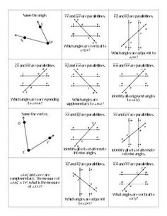 types of angle relationships