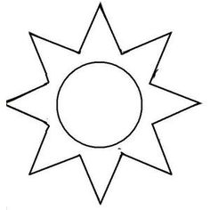 free printable sun cut