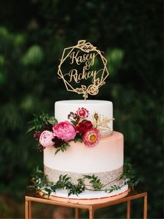 LIEBE Cake Topper Sparkle Glitter Gold Hochzeit Dekorieren Verlobungsfeier UE