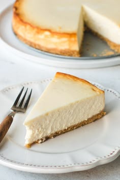 This is the best New York cheesecake recipe I've ever had. It's classic, easy to make, rich, creamy and dense, and doesn’t require a water bath.