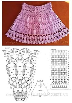 As saias em crochê estão muito em voga. Aprenda como arrasar com este de modelo. Ficam aqui alguns tutoriais de saias em crochê para que possa pôr mãos à o