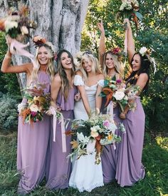 913 Best Bridesmaid Dresses Bouquets Images On Pinterest In 2018 Purple Bridesmaids Dresses Perfect Looks For A Colour Palette