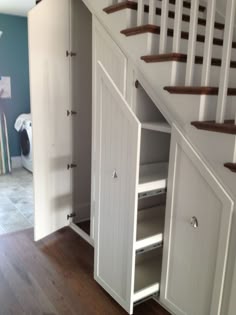203 Best Built In Furniture Etc Images 2019 Bookshelves Gorgeous Under Stair Storage Look Charleston Transitional Staircase Image Ideas With Built In Closet Organizers Hidden Pull Out