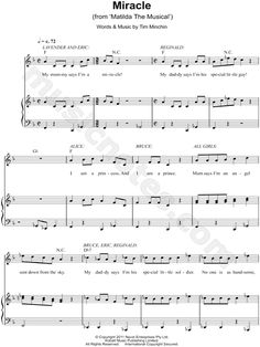 sheet music tim minchin my house from matilda the musical music matilda quiet sheet music