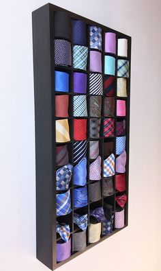 28 Best Tie Storage Images Walk In Wardrobe Design Items Similar To 50 Tie Box Organizer Holder Necktie Storage Hanger Closet Men Fathers Day On Etsy