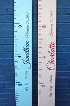 diy growth chart ruler add on custom personalized decal for personalized kids growth chart