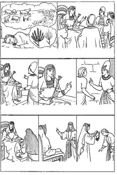 Josephs Dreams Coloring Page Coloring Pages Sunday school coloring