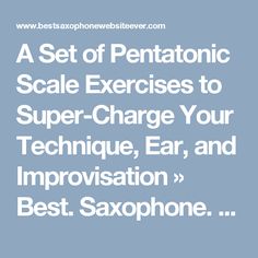 saxophone scales