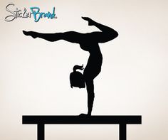 Gymnastics Wall Art vinyl wall decal sticker gymnastics stretch item812 Gymnastics Wall Art vinyl wall decal sticker gymnastics stretch item812